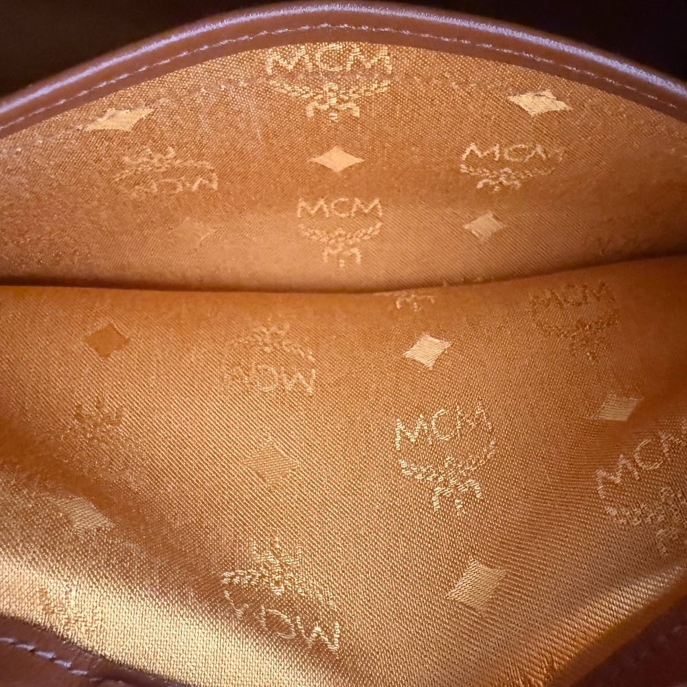MCM Cognac Monogram Satchel β Vintage - Picture 9 of 10